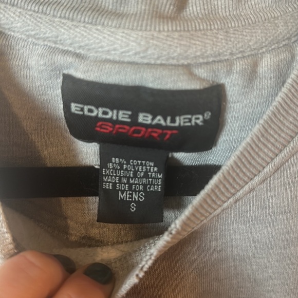 Vintage Eddie Bauer Sweatshirt Gray - Picture 3 of 4